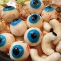 しーな☆彡's cooksnap of when they made ハロウィン:お豆腐白玉 目玉&充血目玉.