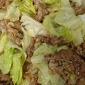 涼心３'s cooksnap of when they made キャベツのスタミナ炒め.