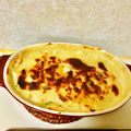 komutatata's cooksnap of when they made 簡単♪カルボナーラパスタソースグラタン.