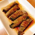 ちょ〜☆'s cooksnap of when they made なすと大葉の肉巻き☆.