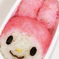 huu_ka's cooksnap of when they made 桜でんぶのマイメロちゃん♪（キャラ弁）.