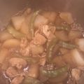 Makalea's cooksnap of when they made お手軽豚コマで豚バラ大根風.