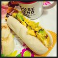 choco831's cooksnap of when they made ブロッコリーとふわふわ卵のソテーサンド.