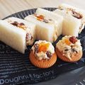 すんずく娘's cooksnap of when they made ラム柿＆レーズンクリチサンド.