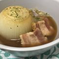 突撃洗い熊's cooksnap of when they made 血液サラサラ　炊飯器で丸ごと玉ねぎスープ.
