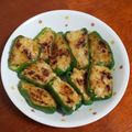 だぁしま's cooksnap of when they made 簡単おいしい♪ピーマンのはんぺん詰め.