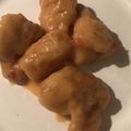Yokchina's cooksnap of when they made 鶏胸肉のスイートチリマヨ炒め.