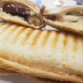 Ebi1783☆'s cooksnap of when they made サツマイモとあんことバターのホットサンド.