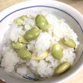 クックGXY3W☆'s cooksnap of when they made 秋の味覚 丹波 黒豆 枝豆 で豆ごはん♪.