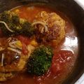 りんばたまま's cooksnap of when they made 簡単トマト缶で煮込みハンバーグ.