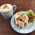 こつゆ514's cooksnap of when they made 朝職に！ロールパンで ソーセージ巻き.