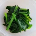 ちょこにん's cooksnap of when they made 茹でずに簡単、レンチンでほうれん草！.