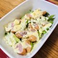 ねっちゃんっ's cooksnap of when they made 簡単☆アスパラとソーセージのチーズ焼き.