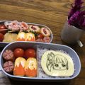 クックJ7ZK4S☆'s cooksnap of when they made 鬼滅の刃 キャラ弁.