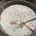 はるさんいっこ's cooksnap of when they made クラムチャウダースープ あさり缶♪.