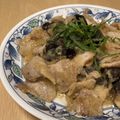 ねみねみ's cooksnap of when they made ○豚ときくらげのみぞれ炒め○.