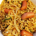 料理初心者あぃ☆'s cooksnap of when they made チープ飯♪もやしとゴーヤの焼きそば.