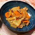 おんぷちゃん☆'s cooksnap of when they made 食べ過ぎ注意！大根と人参、豚肉の煮物.