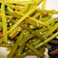 クックTYHA1O☆'s cooksnap of when they made しゃきっと旨い❗芋づるの塩きんぴら.