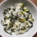 つね竹城's cooksnap of when they made 大根の葉っぱの炊き込みご飯.