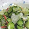 umemodoki's cooksnap of when they made -カニカマღ混ぜ②サラダ❤-.
