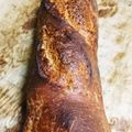 つかけい's cooksnap of when they made 技あり☆ヘラ捏ねで～お醤油フランスパン.