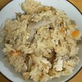 ちゃぴゆき's cooksnap of when they made 鶏挽き肉でゴボウの炊き込みご飯.