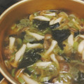 okapi☆☆'s cooksnap of when they made きのことわかめのお味噌汁♪.