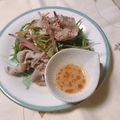 yesmama's cooksnap of when they made ☼水菜と豚しゃぶのゴマだれピリ辛サラダ.