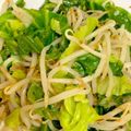 ポムポムポヨコ's cooksnap of when they made レンジでもやしポン☆.