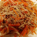 GOA双葉's cooksnap of when they made にんじんともやしのナムル.
