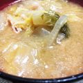 ハピゴンタロー's cooksnap of when they made 豚バラと大根・白菜の味噌シチュー.