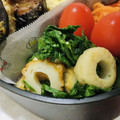 U☆kaoru's cooksnap of when they made わさび菜とちくわの簡単めんつゆ炒め.