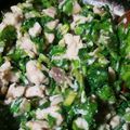 ふぁんたにゃん's cooksnap of when they made 葉先セロリと豚ひき肉の美味しい塩炒め♪.