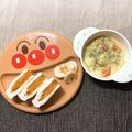 sAix59's cooksnap of when they made 9～10ヶ月離乳食 カボチャサンドイッチ.