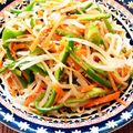 あーこ姐's cooksnap of when they made 【簡単節約】もやし人参ピーマンのナムル♪.