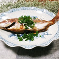 クックHG9V8Y☆'s cooksnap of when they made ねぎたっぷりまるごと真鯛の煮付け.