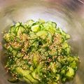 ノンタンタン。。's cooksnap of when they made 超簡単！キュウリのナムル！.