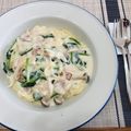 りょうちゃんママ❀'s cooksnap of when they made 超簡単☆ほうれん草のクリームパスタ♡.