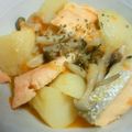ちろ（＊´∀｀＊）'s cooksnap of when they made 鮭じゃが＊塩バター風味＊.