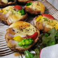 Yukiまむ's cooksnap of when they made 簡単☆椎茸のウインナーマヨチーズ焼き.