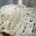 もももも☆'s cooksnap of when they made レンジで節約おかず！もやしのめんつゆ和え.