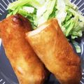 プリンセスなつ's cooksnap of when they made 簡単！美味しい！プリプリのえび春巻き♪.