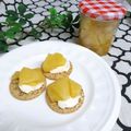 ゆづキッチン's cooksnap of when they made みりんりんご煮のクリームチーズカナッペ.