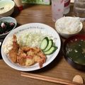 晴れのひ＊'s cooksnap of when they made まっすぐエビフライ☆.