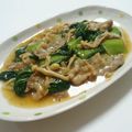 ✯聖夢✯'s cooksnap of when they made 青梗菜と豚バラの　とろ～りピリ辛あんかけ.