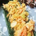 虹色♪︎ちゅーりっぷ's cooksnap of when they made 人参の葉っぱでXmasツリー♬︎☆❅॰ॱ.