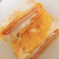 KAORULALA's cooksnap of when they made お弁当に☆簡単ハムチーズたまご.