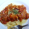 yuppekun's cooksnap of when they made ベーコンと舞茸のトマトソースパスタ.