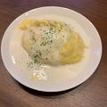 ありチャん's cooksnap of when they made 簡単ミートソースでリメイク節約オムライス.